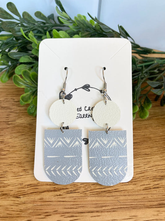 Blue Boho Summer Earrings