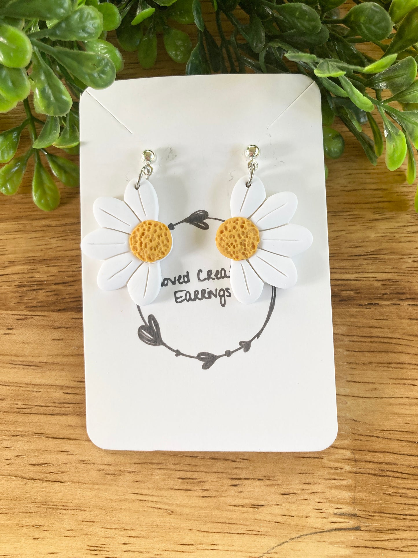 Daisy Clay Earrings