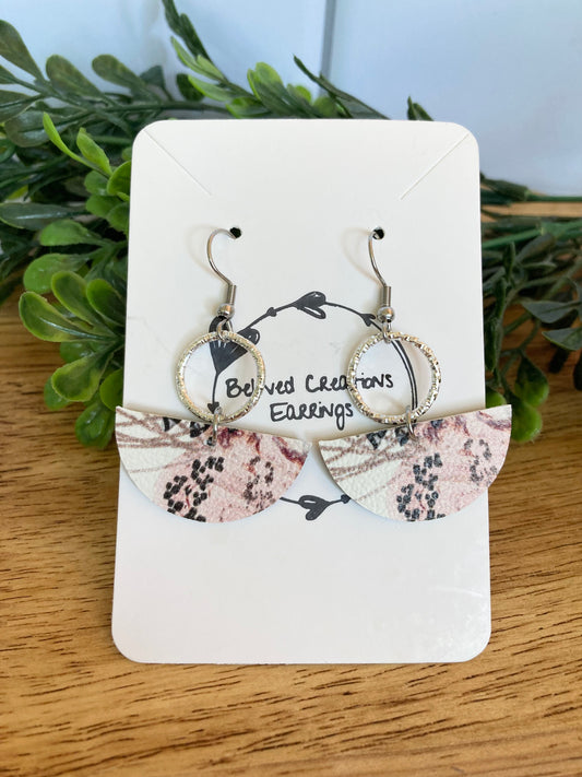 Half Circle Hoop Earrings