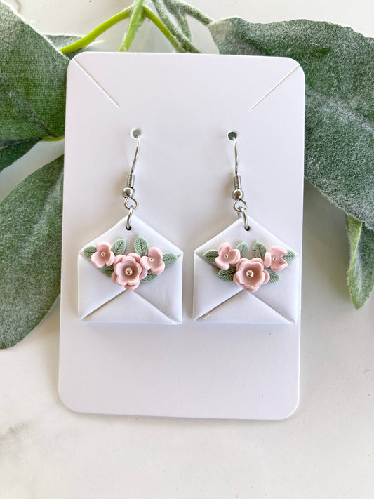 Clay Envelope Earrings