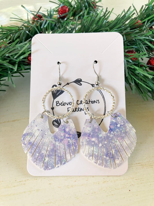 Fringe Snowflake Earrings