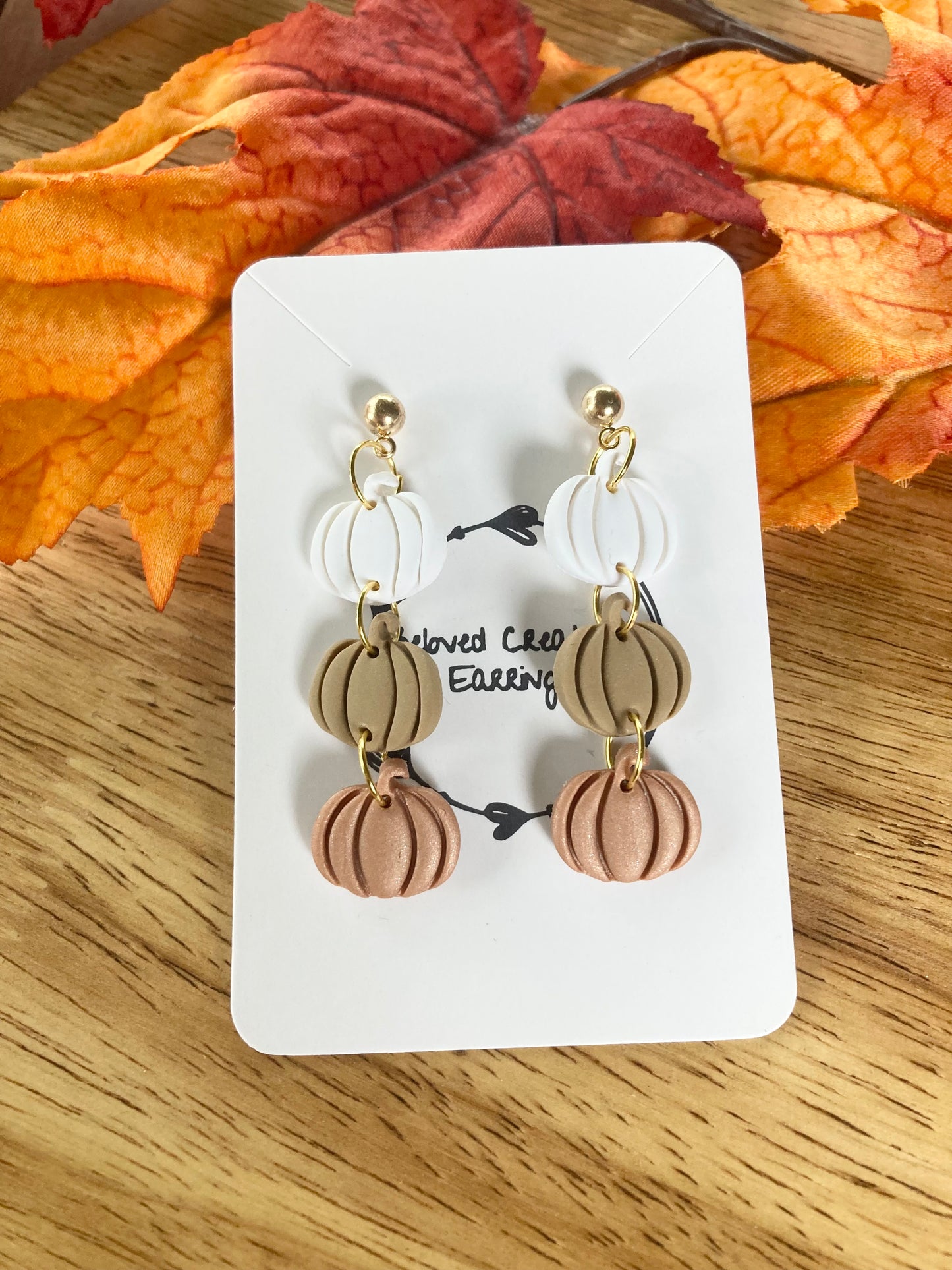 Pumpkin Earrings