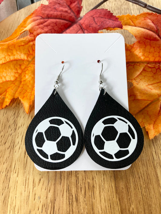 Soccer Earrings