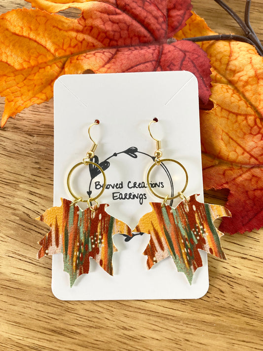 Fall Leaf Earrings