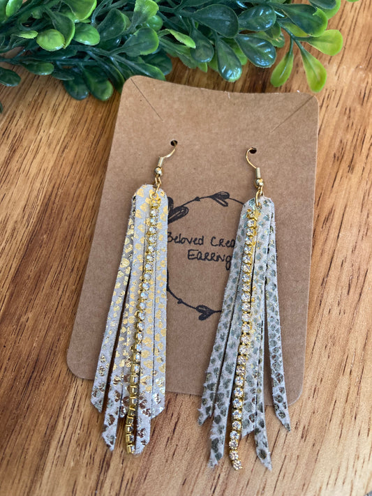 Gold Fringe Earrings