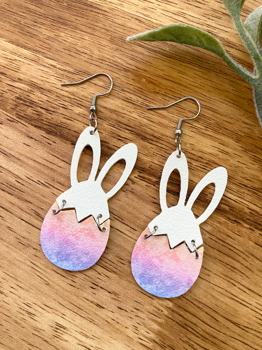 Rainbow Easter Egg Earrings