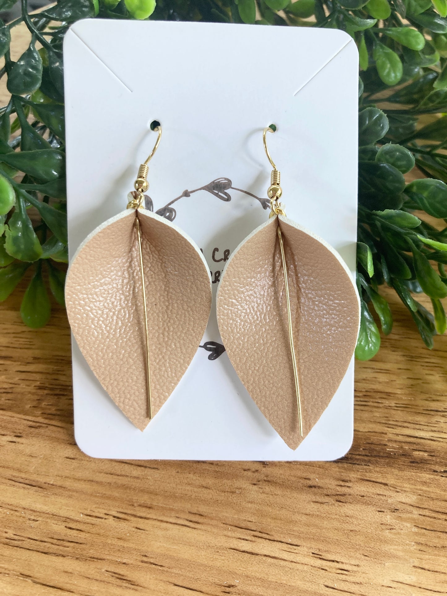 Pinched Gold Earrings