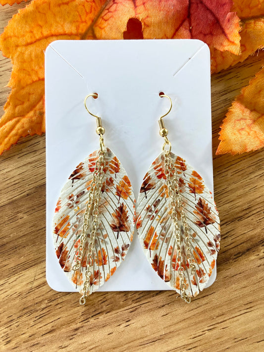 Fringe Fall Leaves Earrings