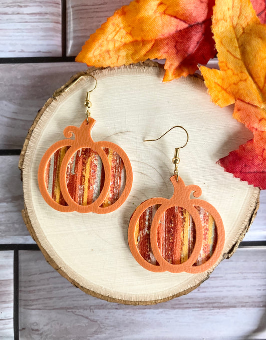 Fall Pumpkin Earrings